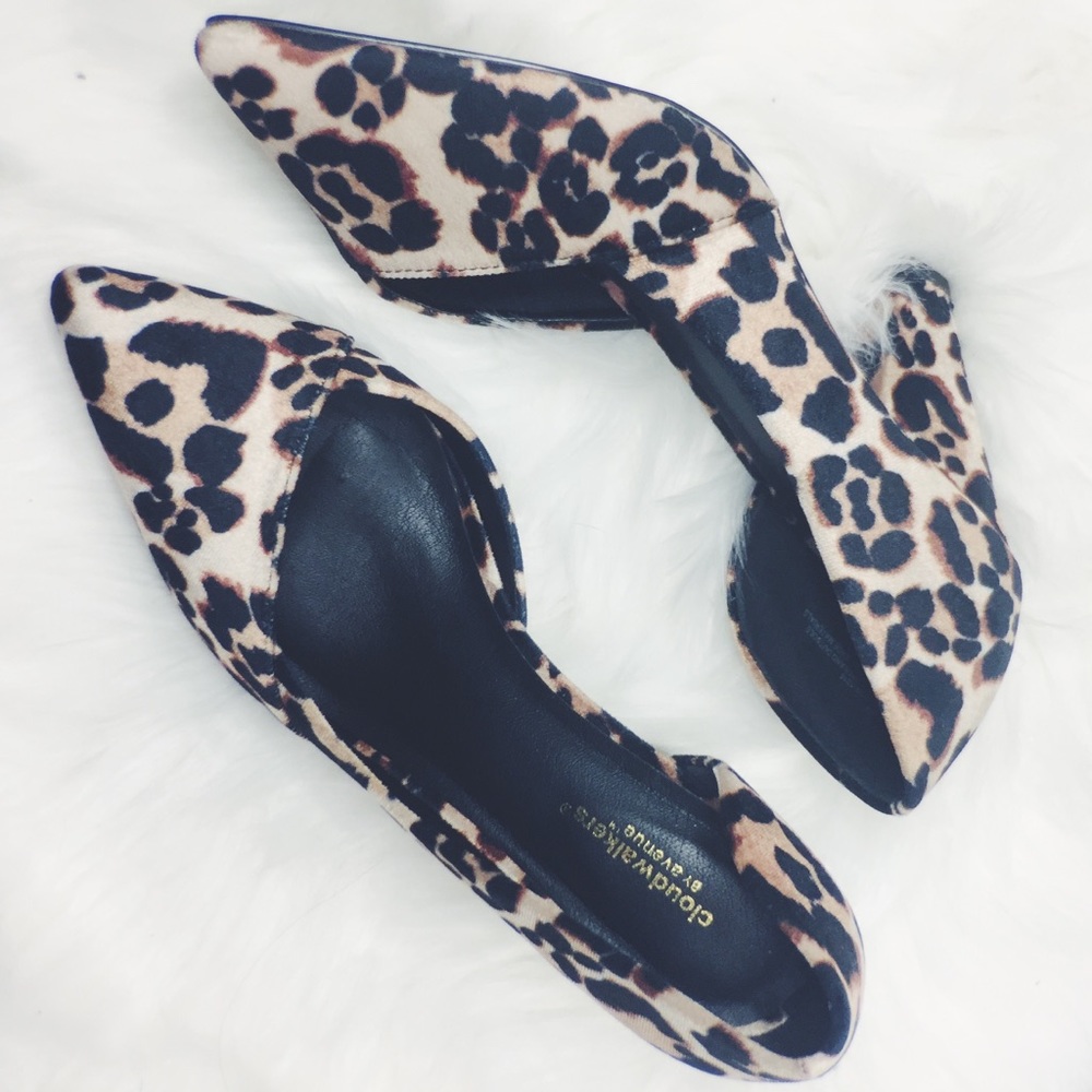 Leopard Pointy Heels